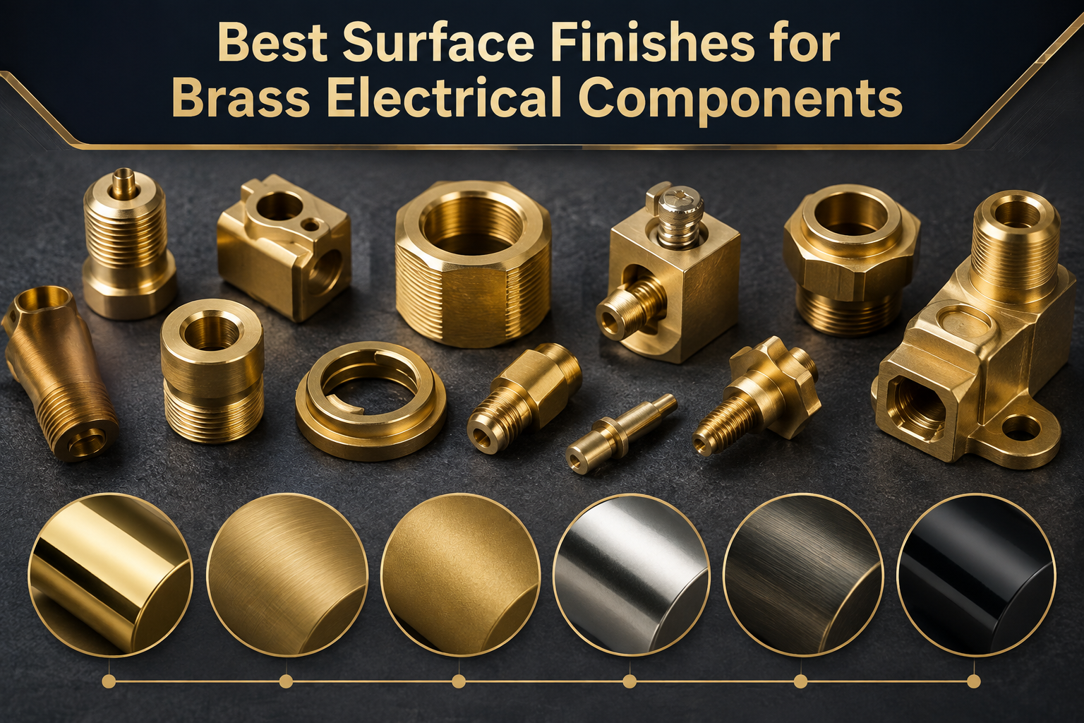 Best Surface Finishes for Brass Electrical Components